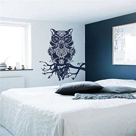 Owl Wall Decor for Home Room Decals Sticker Vinyl Bedroom Art Murals Nursery Decal Interior ...