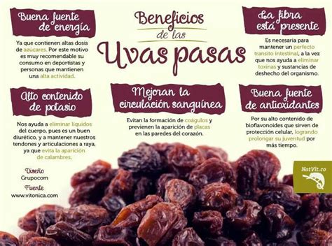 Pasas de uva | Health and nutrition, Health food, Healthy nutrition