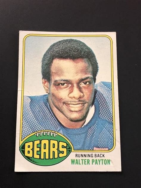 1976 Topps Walter Payton Rookie Card | Live and Online Auctions on HiBid.com