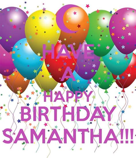 have-a-happy-birthday-samantha-2.png (600×700) | Being a mom | Pinterest | Happy birthday