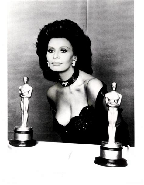 Sophia Loren wearing the Terry collar while accepting two Oscar awards. Beautiful Inside And Out ...