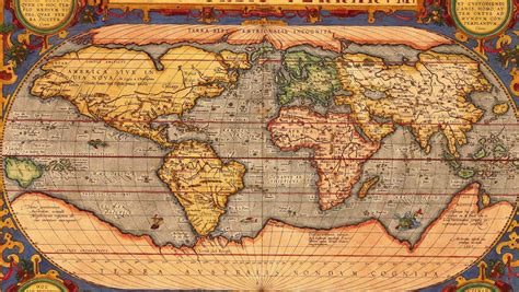 Antique World Map Wallpaper - WallpaperSafari