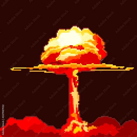 Nuclear Bomb Pixel Art