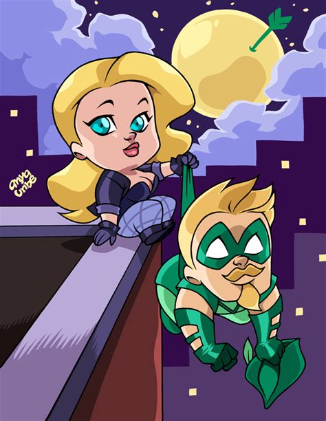 BLACK CANARY and GREEN ARROW by AnyaUribe on DeviantArt