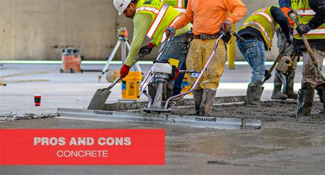 The Pros and Cons on Concrete – Tomahawk Power