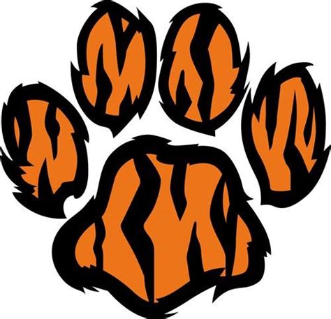 Large Tiger Paw Clipart