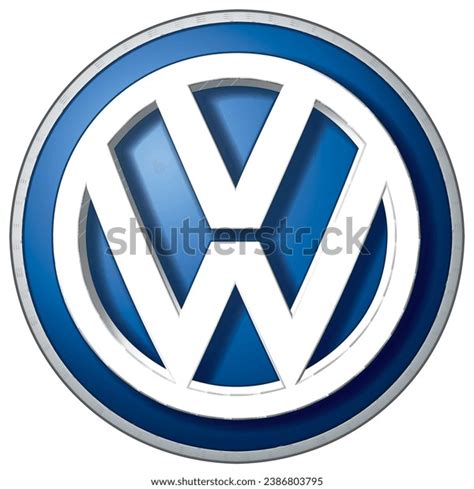 Vw Volkswagen Logo Icon Sign Symbol Stock Vector (Royalty Free ...