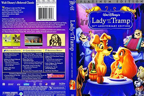 Walt Disney DVD Covers - Lady and the Tramp: 2 Disc Platinum Edition - Walt Disney Characters ...