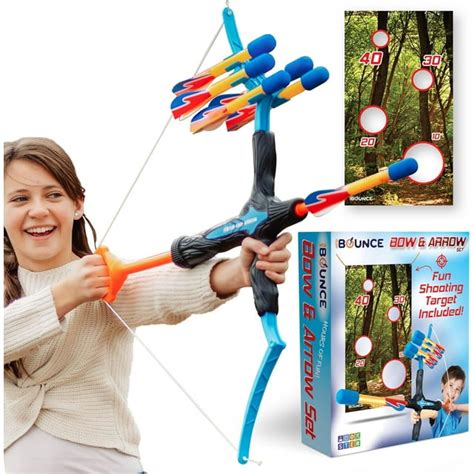 Free Shipping! New Bounce Kids Archery Set Complete Bow and Arrow Set ...