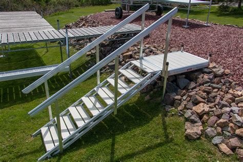 Portable aluminum stairs for beach or waterfront access — The Dock Doctors