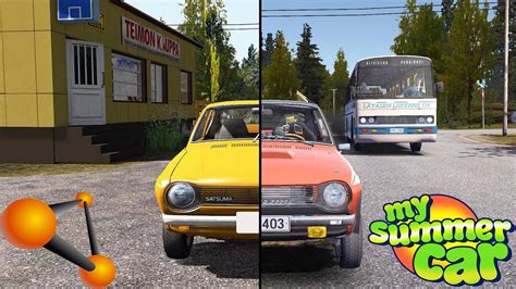 My Summer Car На ДВИЖКЕ BeamNg Drive - YouTube