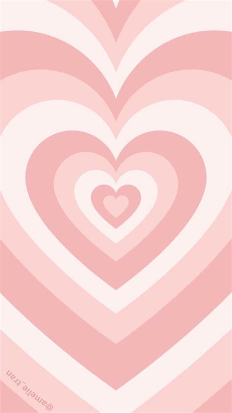 a pink and white background with hearts on it