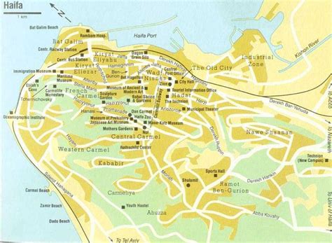Haifa maps Cartes de Haifa