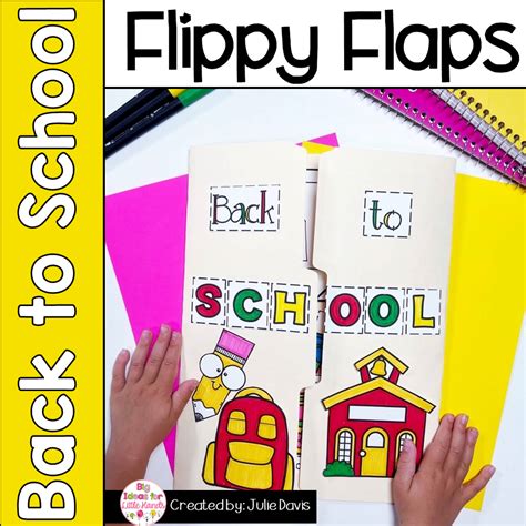 Back to School Activities Interactive Notebook Lapbook | Kindergarten ...