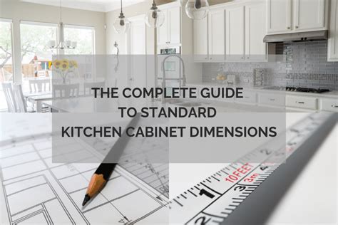 Kitchen Cabinet Dimensions