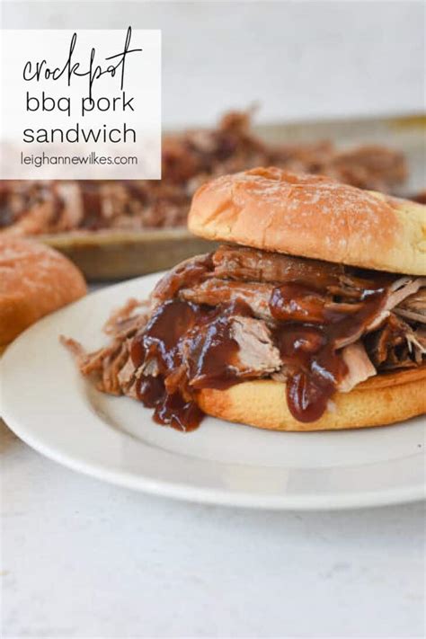 BBQ Pork Sandwiches Slow Cooker | Recipe from Your Homebased Mom