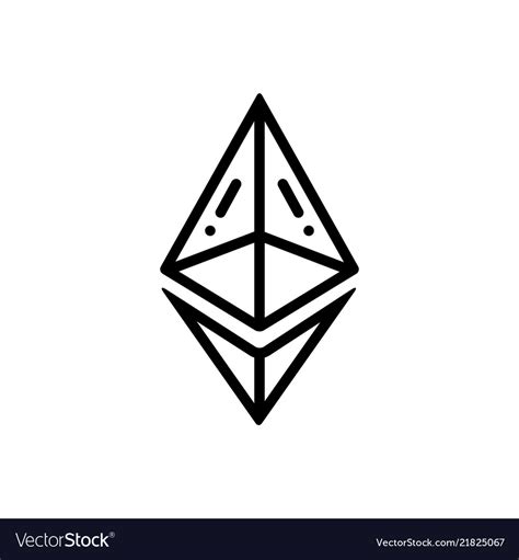 Ethereum Royalty Free Vector Image - VectorStock