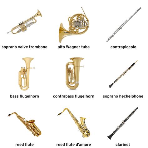 The proper names of band instruments : r/Bandmemes