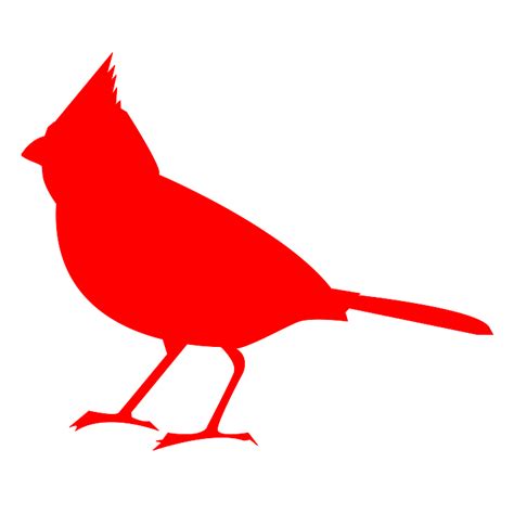 Cardinal Silhouette Clip Art at Clker.com - vector clip art online, royalty free & public domain