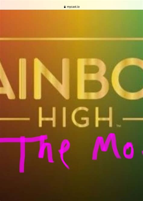 Rainbow High: The Movie Fan Casting on myCast