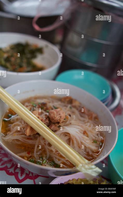 traditional street burmese food Stock Photo - Alamy