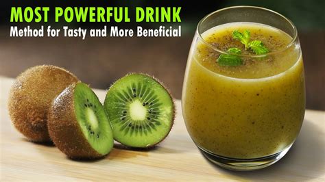 How to make Kiwi Juice as more beneficial | Kiwi Juice Recipe - Table and Flavor