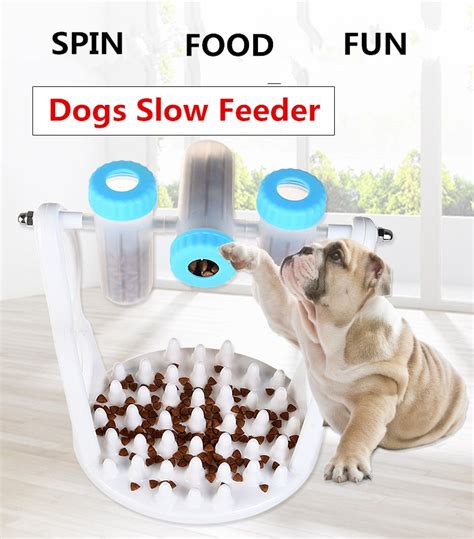 Interactive Dog Food Puzzle Toy Treat Dispensing Dogs Slow Feeders ...