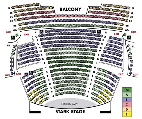 Allen Theater Seattle Seating Chart | Elcho Table