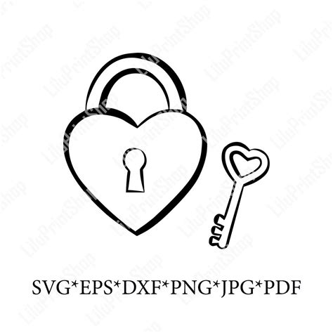 Lock Svg, Lock and Key Svg, Doodle Clipart, Lock Cut File for Cricut ...