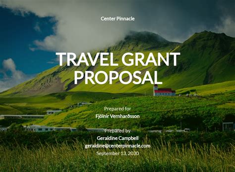 Travel Business Proposal Template [Free PDF] - Google Docs, InDesign, Word, Apple Pages, PSD ...
