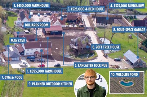 Ed Sheeran’s sprawling Suffolk estate is the UK’s most Googled celebrity home – The Irish Sun ...