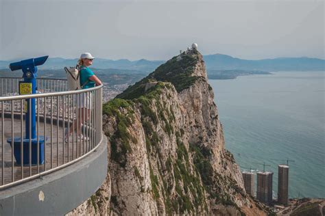 Download Spectacular Skywalk View of the Majestic Rock of Gibraltar Wallpaper | Wallpapers.com