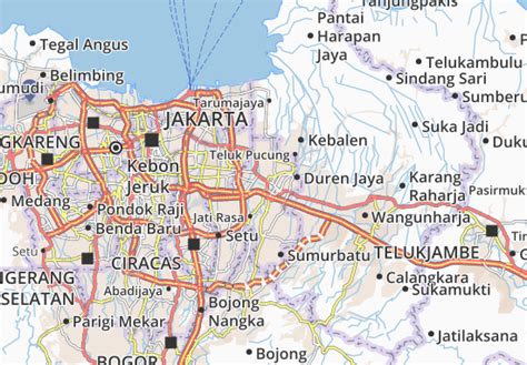 MICHELIN Bekasi Selatan map - ViaMichelin