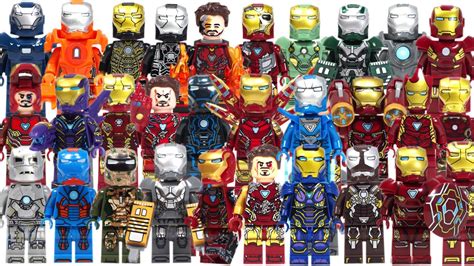 Custom Tony Stark Iron Man Avenger Infinity War B Lego Fit Minifigure Building Building Toy Sets ...