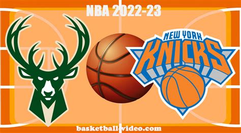 Milwaukee Bucks vs New York Knicks Jan 9, 2023 Full Game Replay NBA Season - NBA Games Replays HD