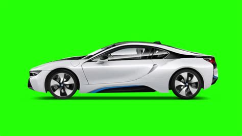 BMW i8 Car Animation 3D Model - Green Screen Footage Free Download - YouTube