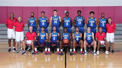 Así es el equipo de Estados Unidos para el Mundial de Baloncesto 2023