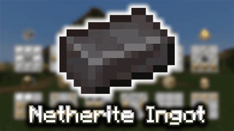 Netherite Ingot - Wiki Guide - 9Minecraft.Net