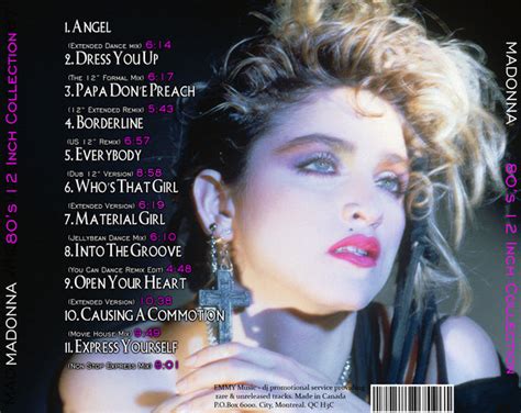 MADONNA 80's 12" collection vol. 1 CD – borderline MUSIC