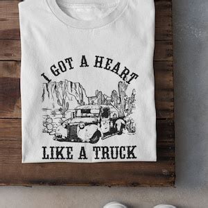 Heart Like A Truck SVG Bundle, Heart Like A Truck Png, Western Sunset Cowgirl, Heart Like A ...