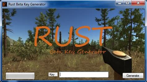 Rust Beta Key Generator: Rust Beta Key Generator