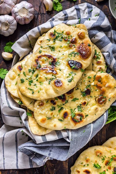 Homemade Garlic Naan - Host The Toast