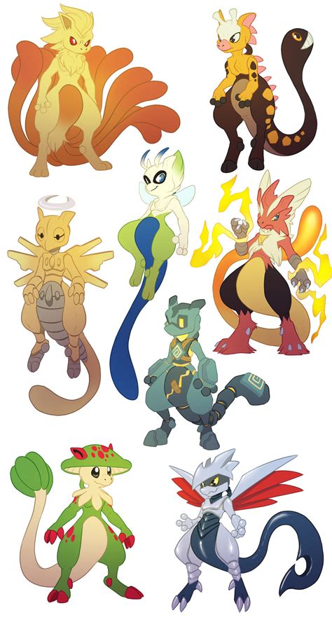 Mewtwo Fusions 2 by AbsoluteDream on DeviantArt