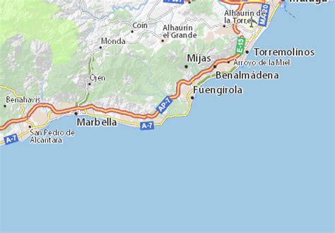 MICHELIN Mijas-Costa map - ViaMichelin