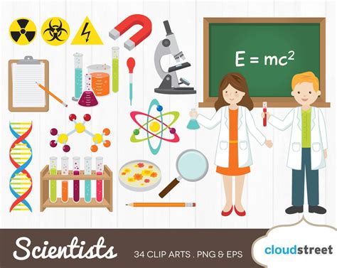 Mad Scientist Laboratory Clipart