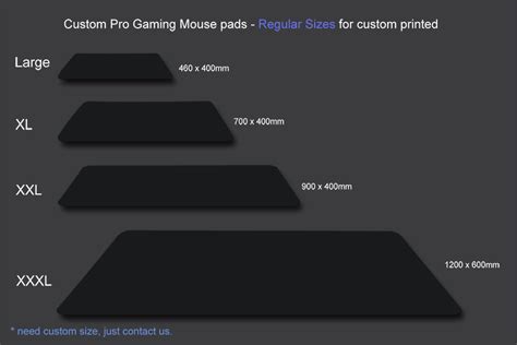 Custom pro gaming mouse pad regular sizes – X-raypad