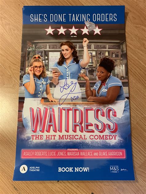 Enter our competition for a chance to win a Waitress poster signed by ...