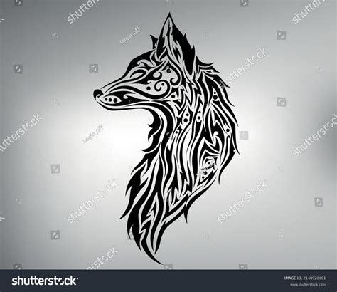 Sketch Tribal Fox Tattoo Vector Drawing Stock Vector (Royalty Free) 2148920601 | Shutterstock