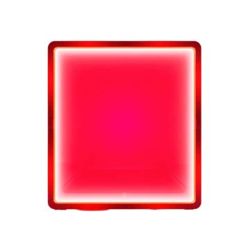 Neon Red Square Banner Neon Square, Neon, Neon Sign, Shape PNG Transparent Image and Clipart for ...