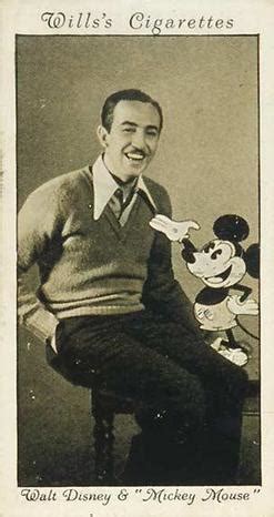 Cigarette Card; Wills's Cigarettes, Walt Disney & Mickey Mouse.